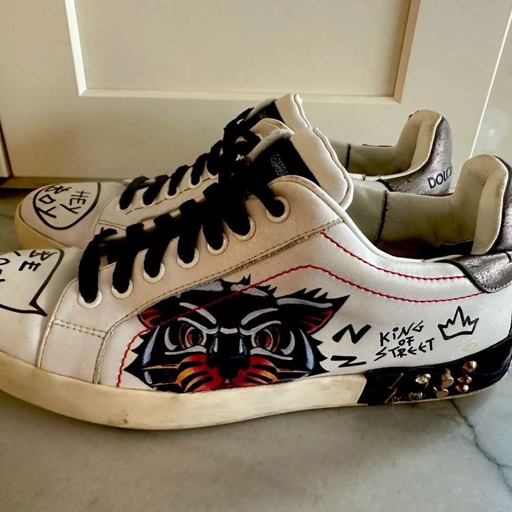 Dolce and Gabbana Portofino sneakers size 10.